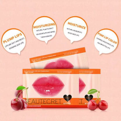 Beautecret Moisturizing Lip Mask Peach, Milk, Honey and Cherry