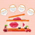 Beautecret Moisturizing Lip Mask Peach, Milk, Honey and Cherry