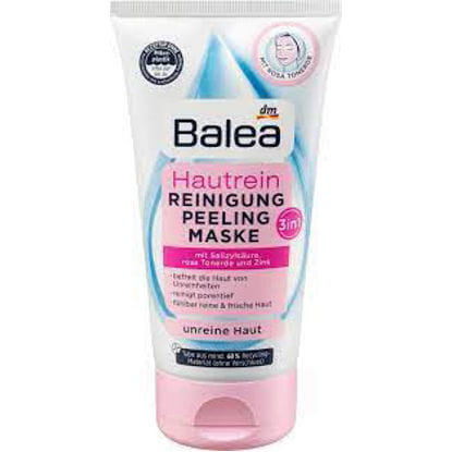 Balea - Hautrein 3in1 Cleansing Peeling Mask with Salicylic Acid, Pink Clay and Zinc (150ml)